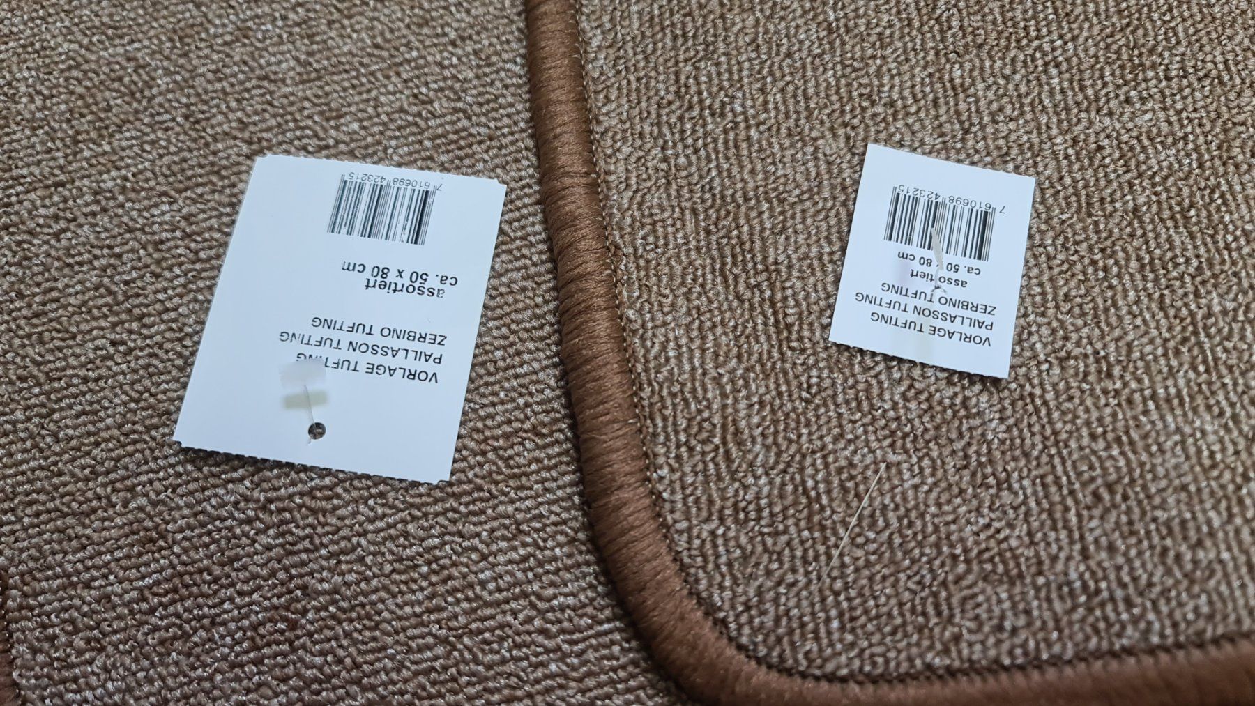Teppiche: 2 Stk. Türvorlege Fussmatte Eingangsteppich 80x50cm – Neu und originalverpackt aus Uerkheim von Kaufoption 1