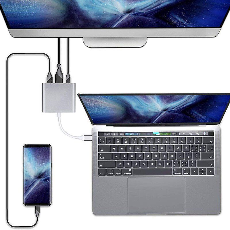 Adaptateurs: USB-C Digital AV HDMI Multiport Adapter Kabel – Neuf (Voir description) à Kirchdorf AG par Aarereussshop 4