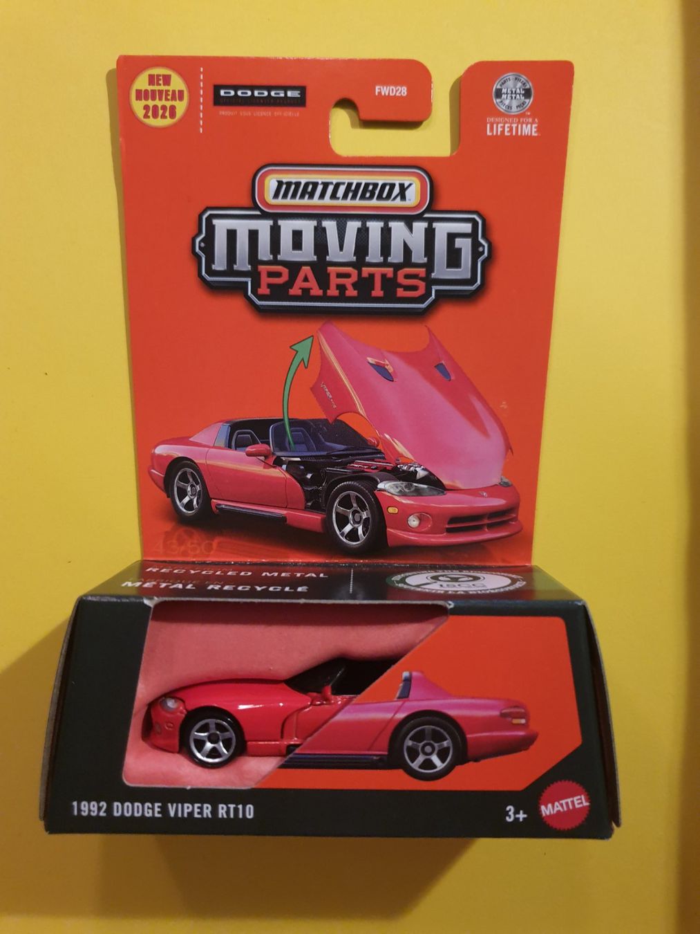 Matchbox Modellautos: Matchbox 1992 DODGE VIPER RT10 – Neu und originalverpackt aus Oftringen von Rotor