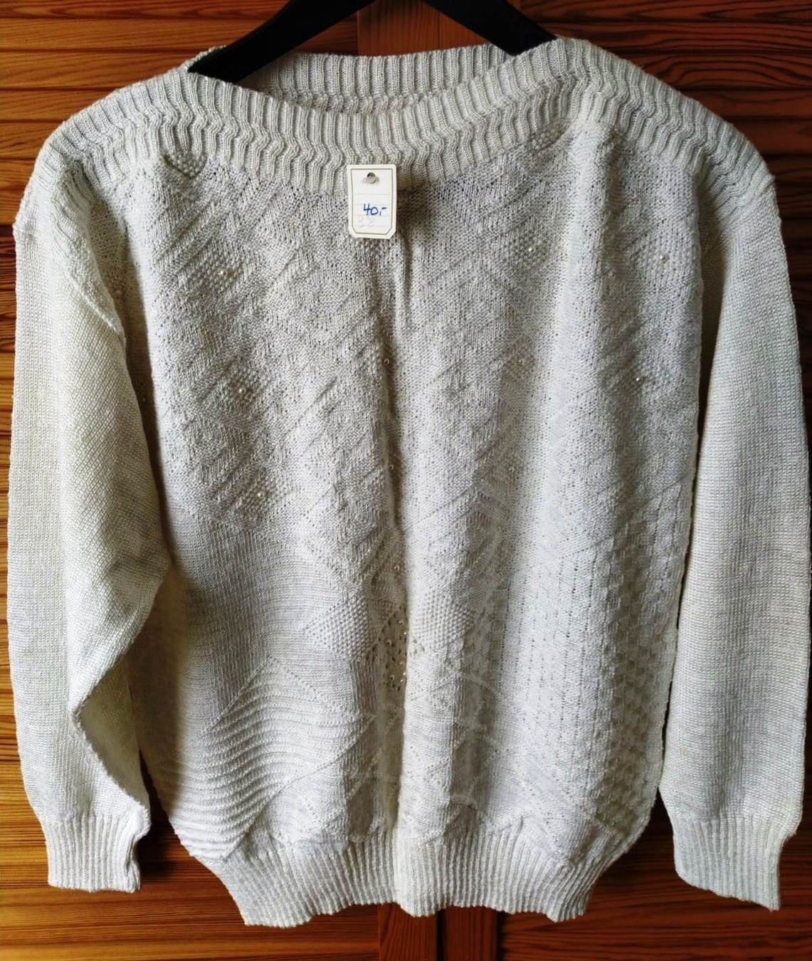 Maglioni & Felpe: Pullover in weiss mit Perlen - Grösse 38 - – Nuovo e nell'imballaggio originale da Zürich venduto da -italo- 4