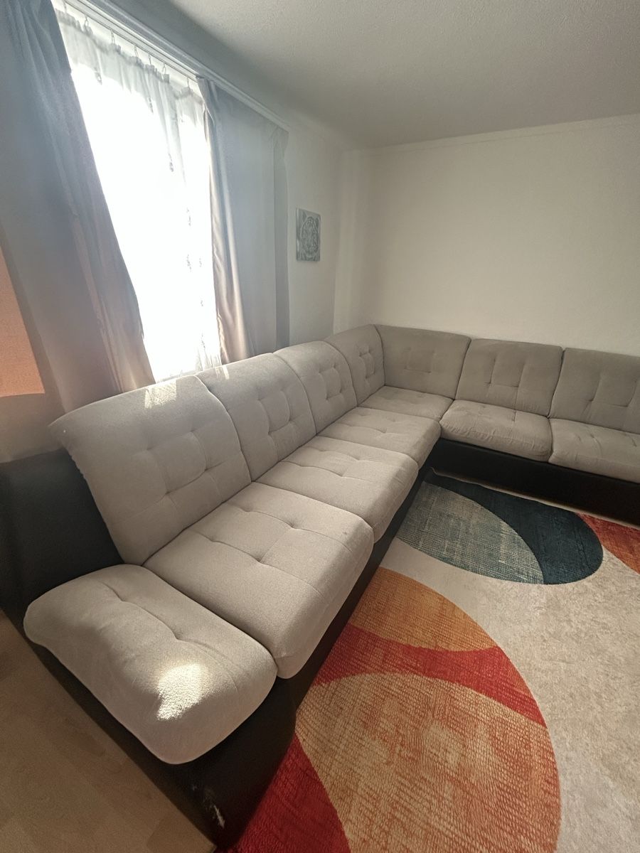 Sofas: Ecksofa grau schwarz mit Bettkasten – D'occasion à Arbon par don_9ldx 3