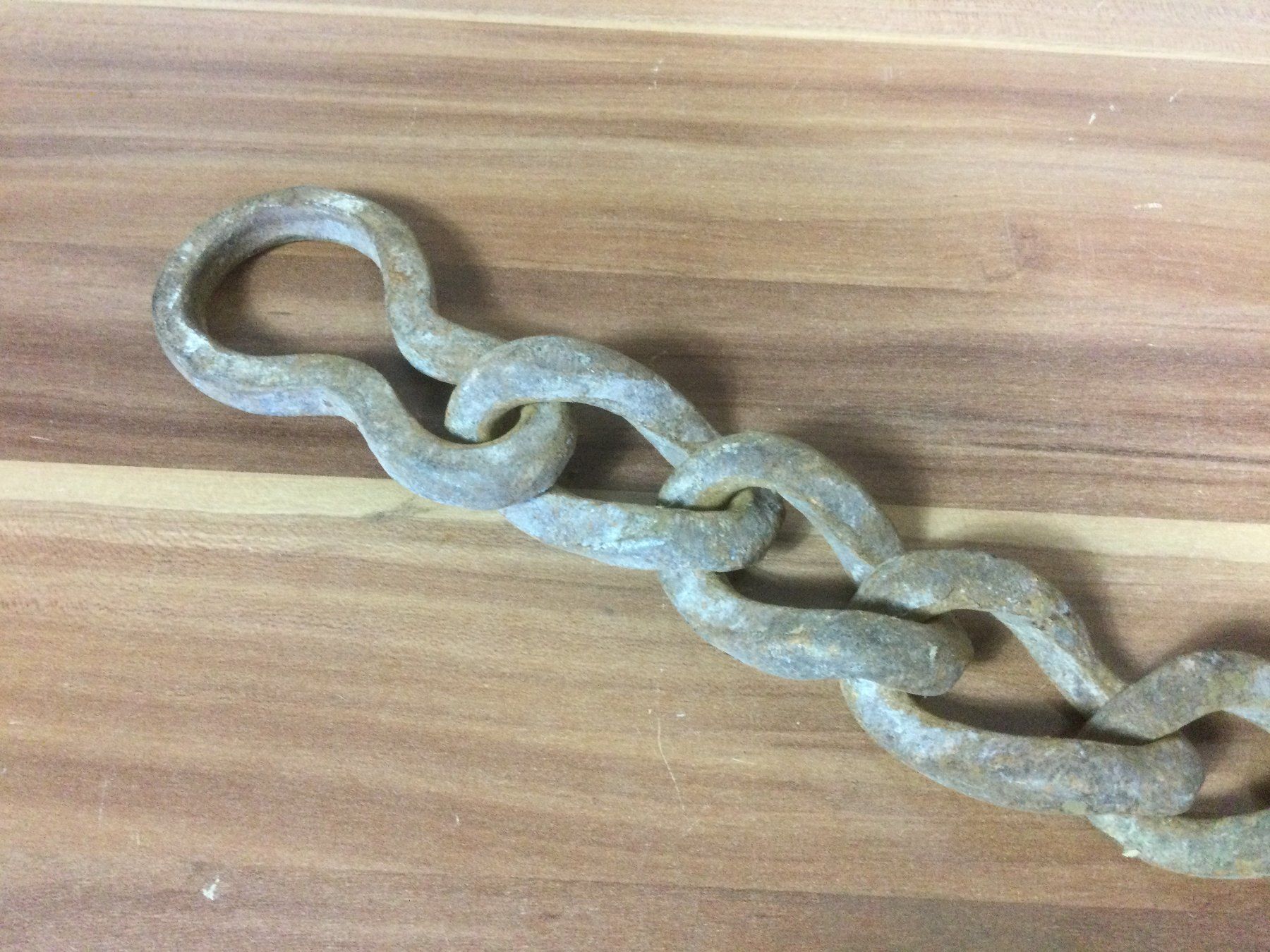 Attrezzi da lavoro: Uralte geschmiedete Eisen Kette für Deko oder Halterung – Usato da Wangen SZ venduto da kuriosum12 2