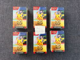 6x Pokémon Booster Bundle - 30th Celebration - Deutsch