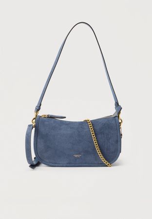 Coach Waverly in blauem Wildleder (nie getragen)