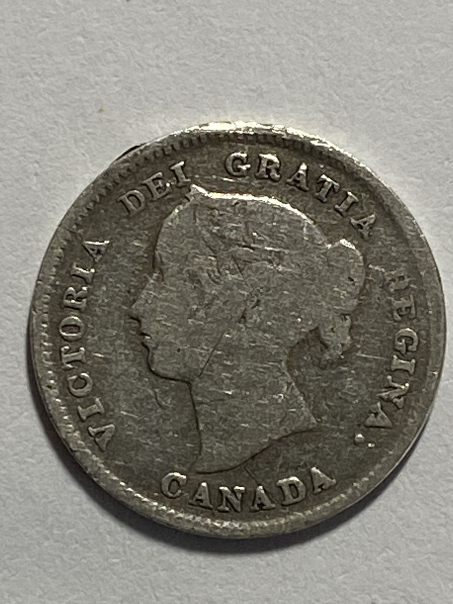 Alle Münzen: Canada - 5 cents - 1893 - Victoria - AG  – Gebraucht aus Payerne von Mike1682 1