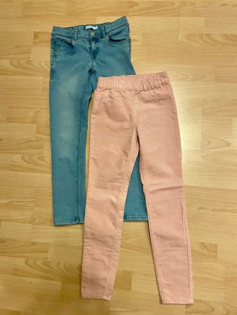 Zwei Hosen für Mädchen, Gr. 134, guter Zustand