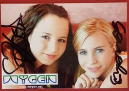 Mygen Autogramm signiert Foto 10x15cm
