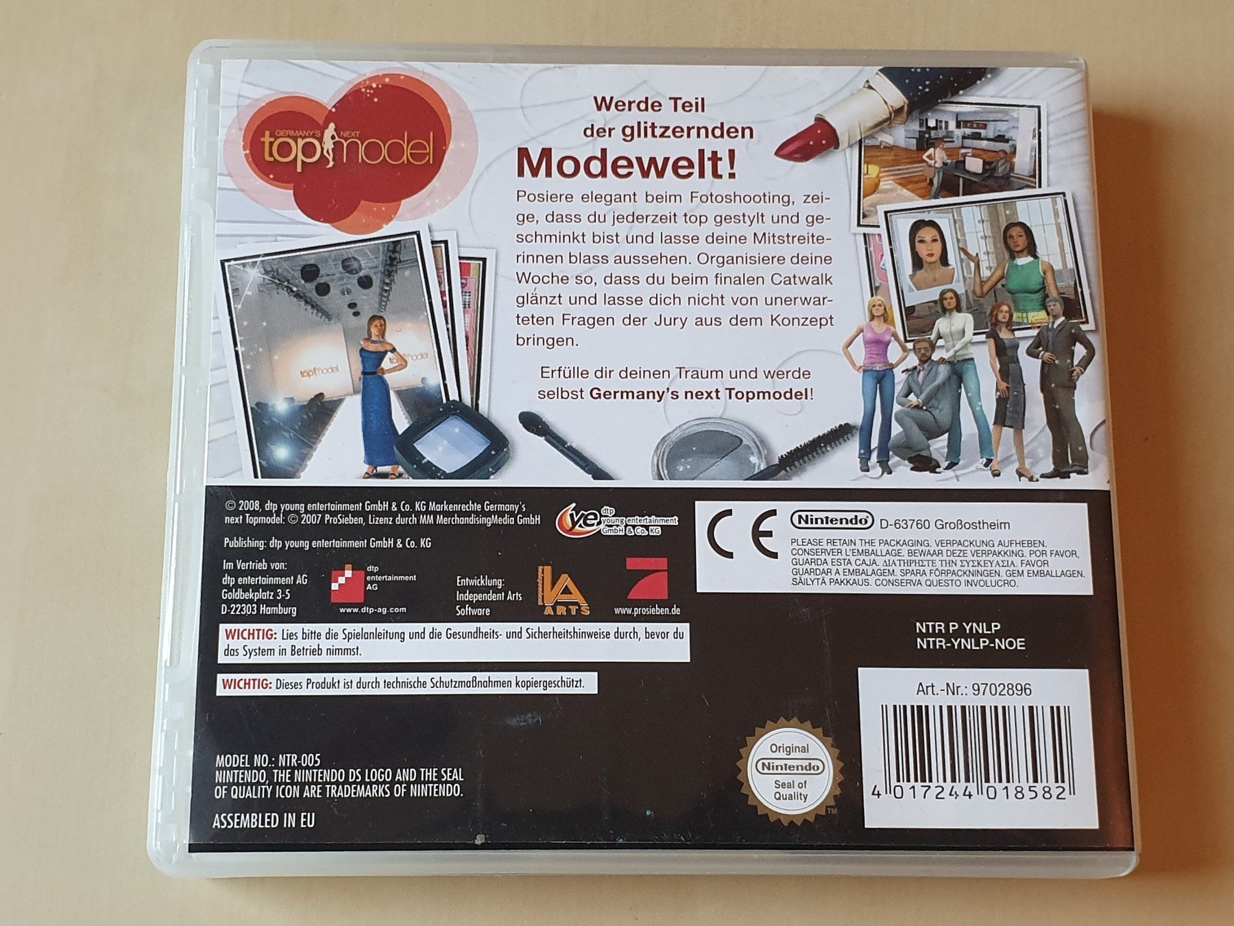 Nintendo Jeux: Germany's Next Top Model – D'occasion à Stansstad par collectorsshop 1