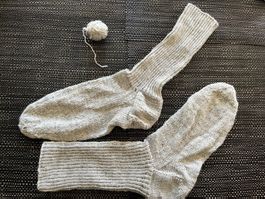 Handgestrickte Socken, ca Grösse 39/40