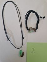 Chrysopras Armband und Halskette