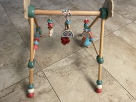 Spielbogen Holz mit Anhänger neuwertig
