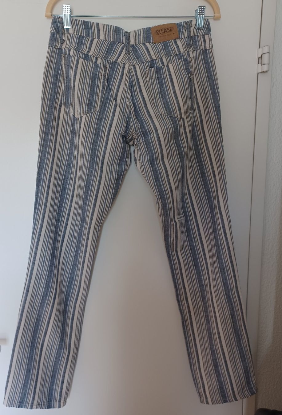 Please Jeans Pantaloni: Please Sommer Hose Leinen/Baumwolle Small – Usato da Kriens venduto da IsabelleW0102 1