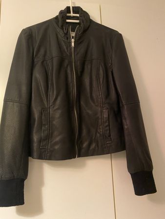 Guido Maria Kretschmer Lederjacke schwarz Grösse 42