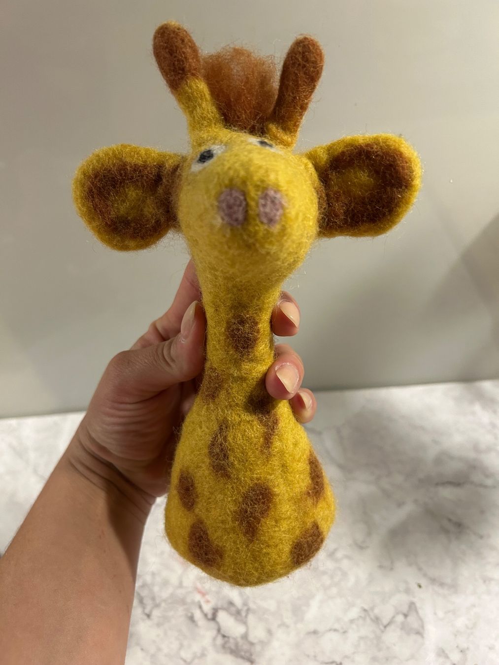 Statuette: Filztier Giraffe Filz Tier – Usato da Basel venduto da toy_t8bb 4