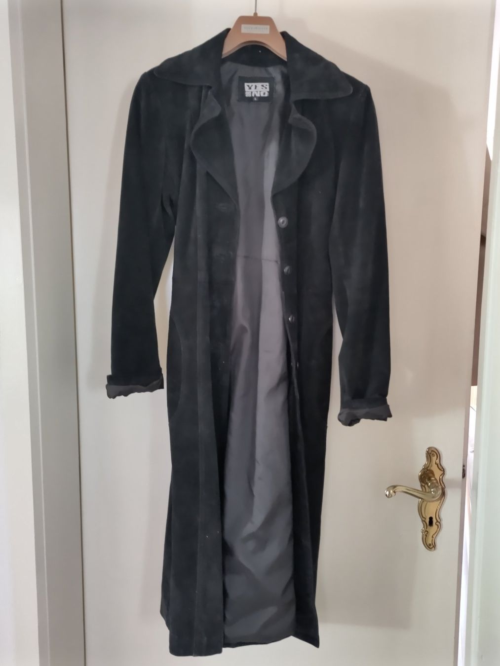 Yes Or No Cappotti: schwarzer Ledermantel gr. 38  - 40  M – Usato da Fribourg venduto da monca 4