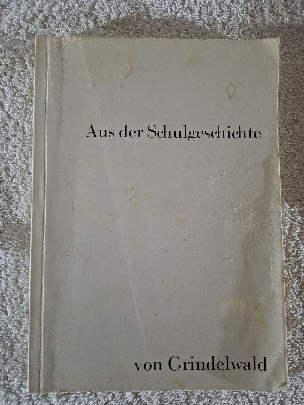 Libri: Aus der Schulgeschichte von Grindelwald – Usato da Grindelwald venduto da carro5