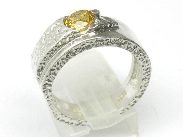 Anelli: Vintage Designer Ring Silber 925 + MP Citrin Gr. 57+ – Usato da Ermatingen venduto da Decovin