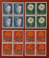 PRO JUVENTUTE 200 - 202 VIERERBLOCK LÄNGENBÜHL BERN 1963