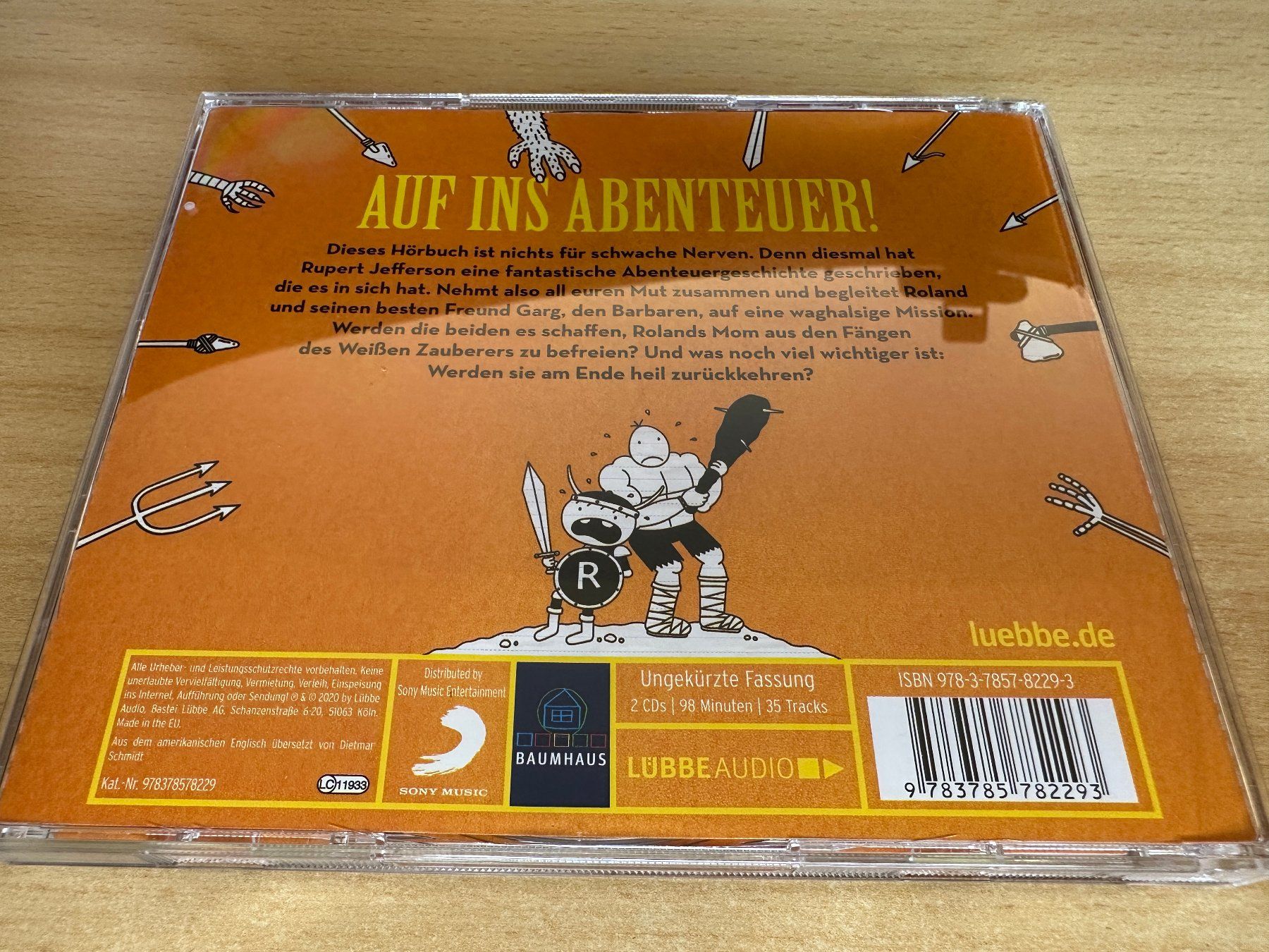 Audiolibri: D4 Jeff Kinney -- Ein echt wildes Abenteuer – Usato da Rikon im Tösstal venduto da Alpenmutz 1