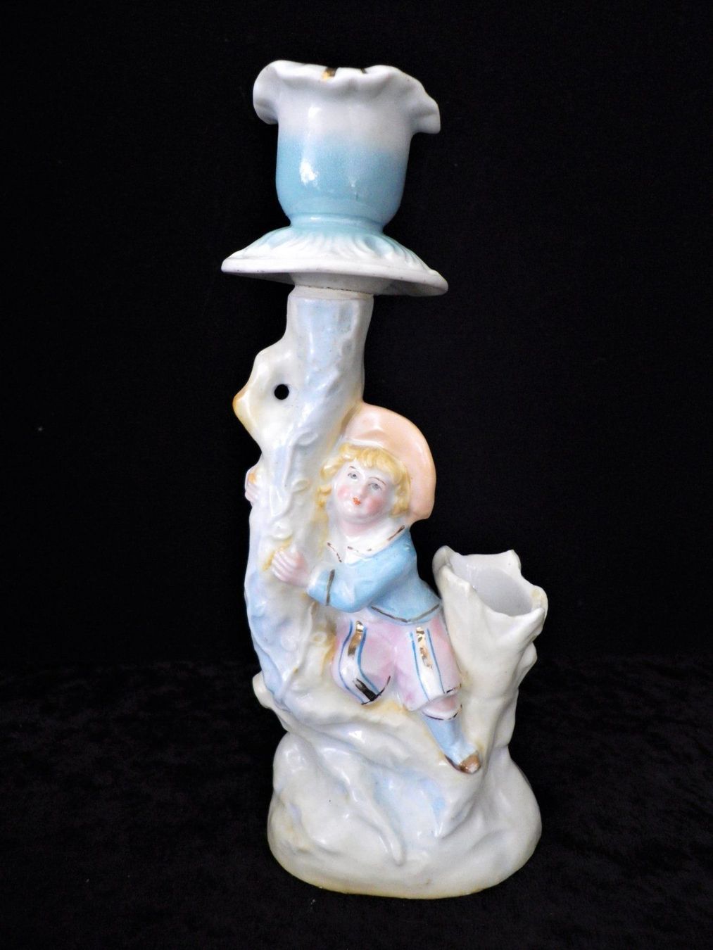 Statuette: Antiker Kerzenständer mit Figur – Usato da Reinach BL venduto da Annodomini 2
