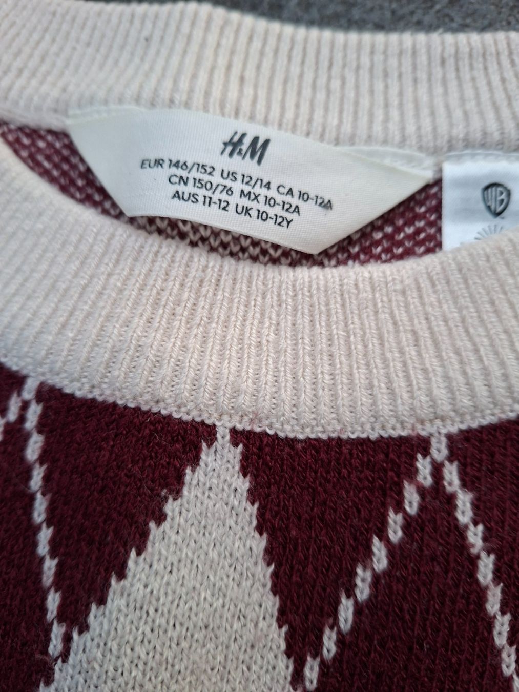 H&M Pulls et sweat-shirts: H&M Pulli, Gr. 146/152, Argyle-Muster, Top Zustand! – D'occasion à Bäriswil BE par Rezz 2