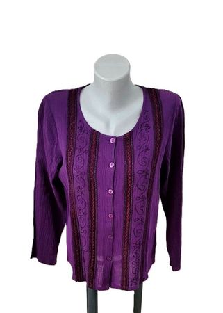 NEU! BOOM BABA Bluse Stickerei Gr. M Hippie Boho Chic