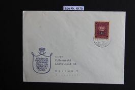 FL Brief gestempelt 1955                            Los 6170