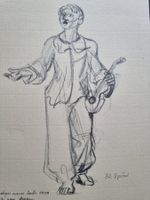 EDUARD SPÖRI LITHOGRAPHIE SIGNIERT