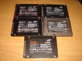 1 stück 250/256gb ssd. Samsung. Getestet.