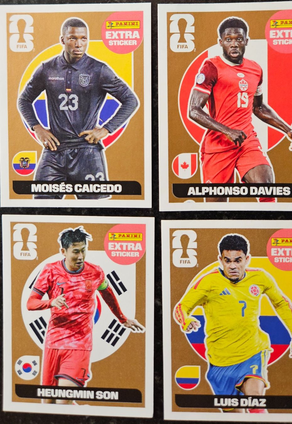 Panini Sammelbilder & Trading cards: 7x Extra Stickers Bronze – Neu (gemäss Beschreibung) aus Tavannes von Juan_T20 1