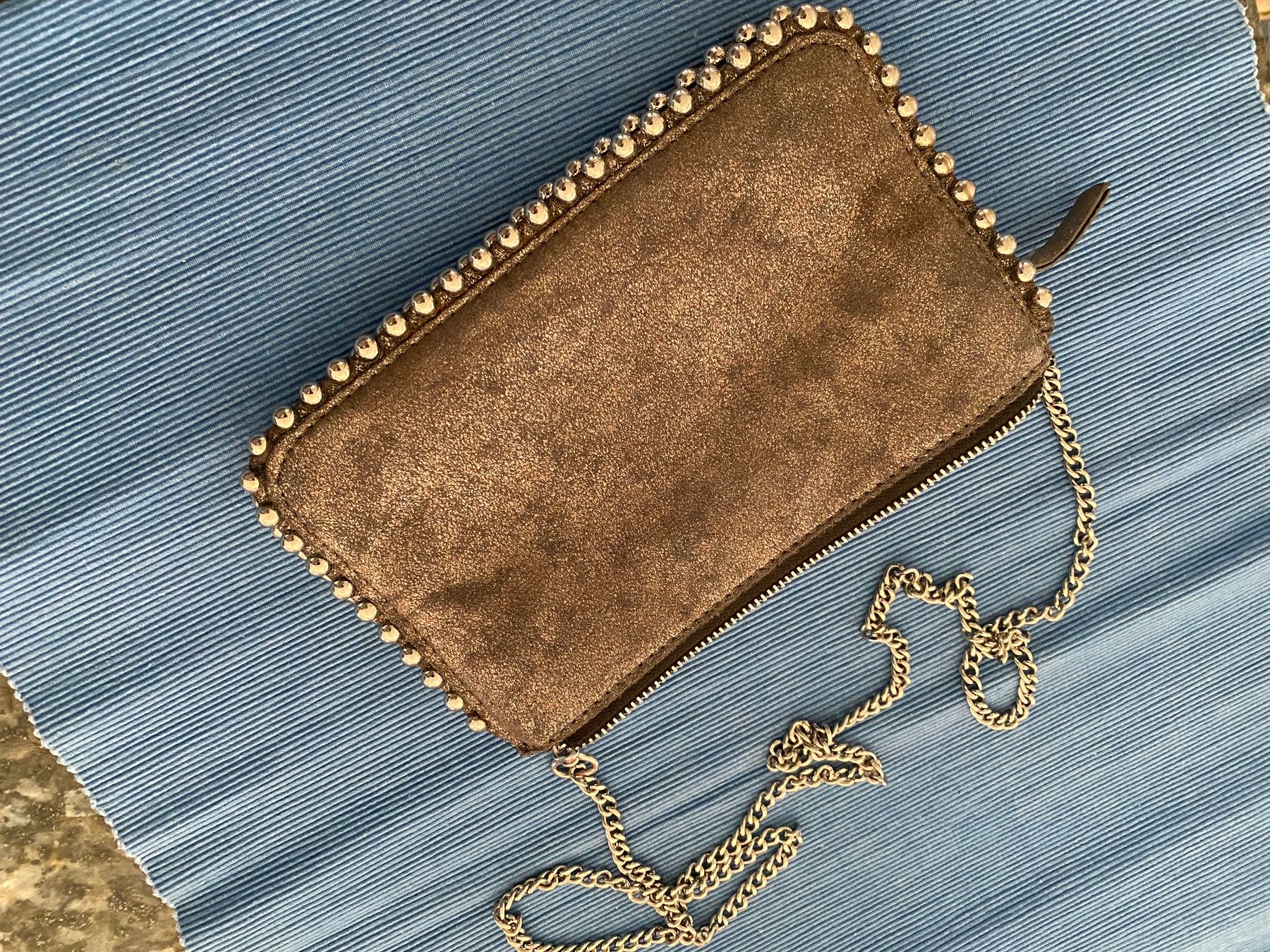Zara Borse da donna: Zara Abendtasche Clutch grau – Usato da Allenwinden venduto da Obalu 2