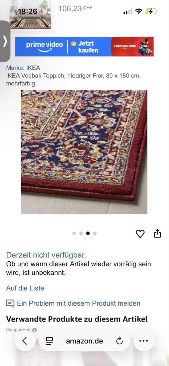 Ikea Teppiche: ikea Teppich – Gebraucht aus Zürich von sej_wgb2