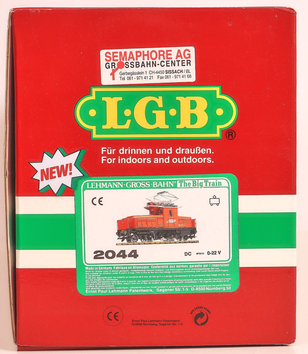 LGB Modellini di ferrovie: LGB 2044  RhB Ge 2/4  orange – Usato da Oensingen venduto da Ricboma50 8