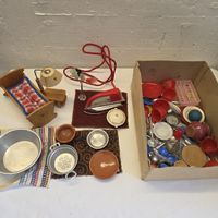 Puppenhaus Zubehör Konvolut Vintage diverse Teile