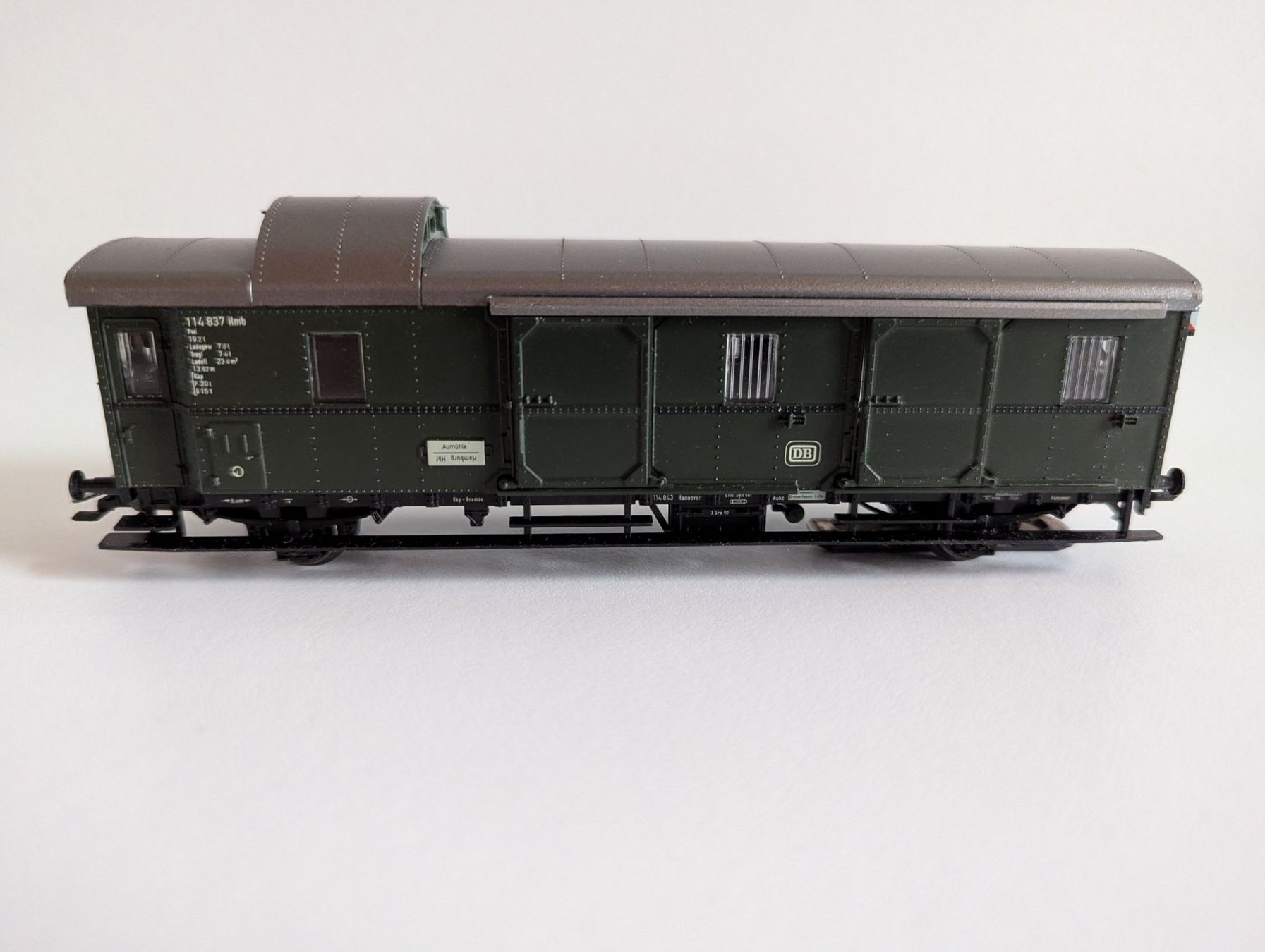 Märklin Modellini di ferrovie: Wagon à bagages DB Märklin HO. – Usato da montcherand venduto da Niollu 1