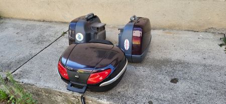 Motorradkoffer Set 3stk gebraucht für Honda Pan European