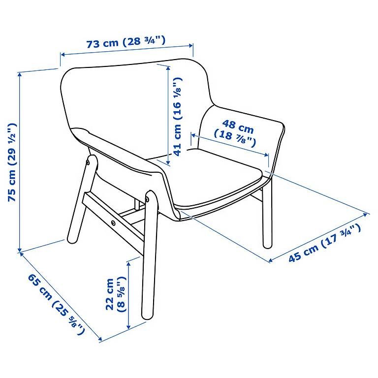 Ikea Poltrone: Fauteuil Vedbo (ikea) x2 – Usato da Belmont sur lausanne venduto da rkalter 4