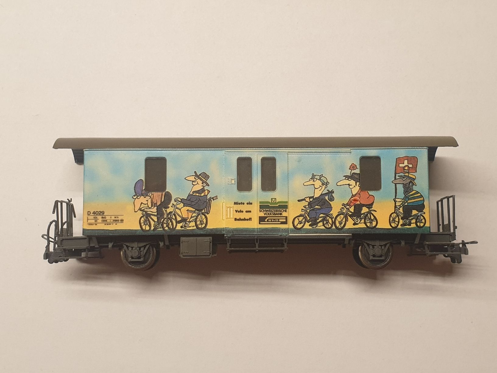 Bemo Modelleisenbahnen: D 4029 Velowagen Bemo – Gebraucht aus Wil SG von bue_ff6k 2