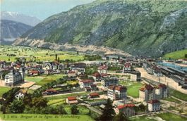 Brig   VS   mit der Lötschberg-Linie