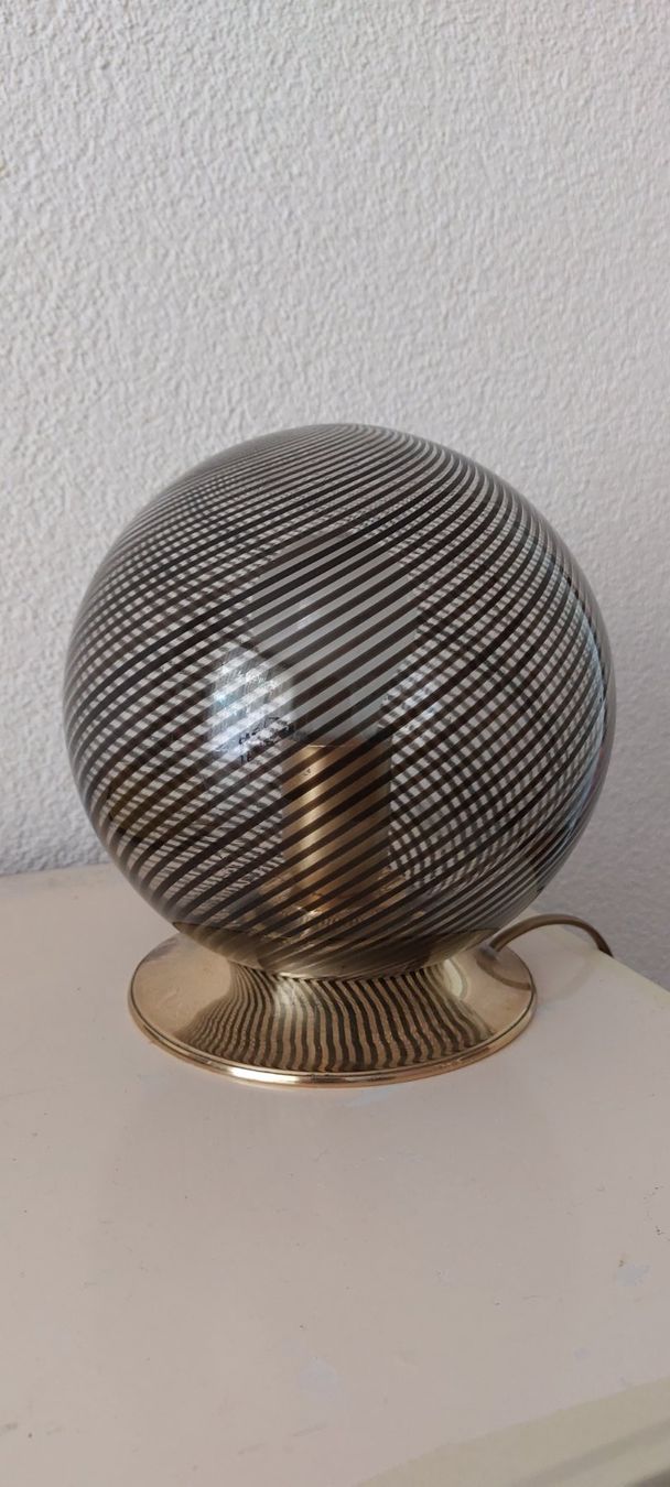 Venini Lampade: Murano Tischlampe "swirl" von Venini – Usato da Thun venduto da nad_x8nk 5