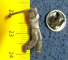 GOLF PIN METALIC SILBRIG