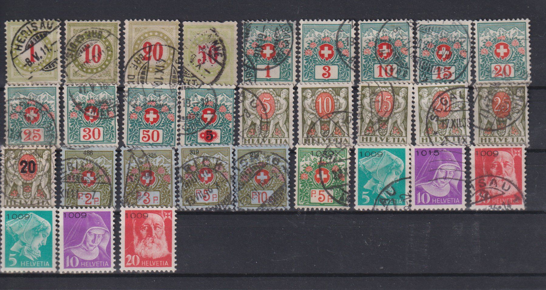 Alle Briefmarken: Mischlot Porto/Dienstmarken – Gebraucht aus Koblenz von Boerse6