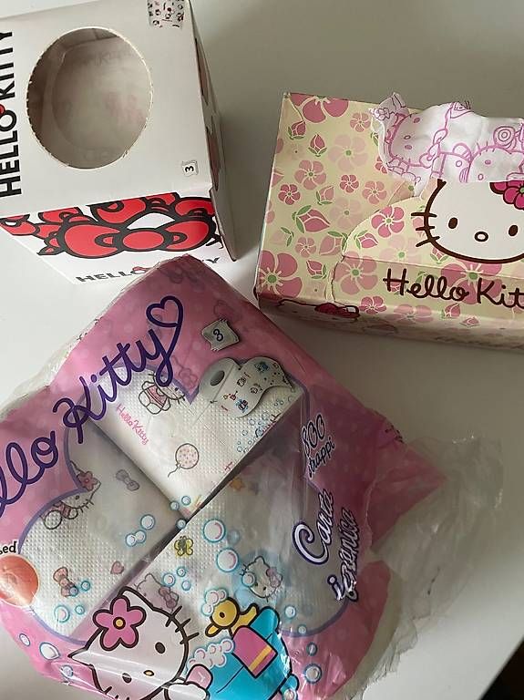 Tutte le decorazioni: Hello Kitty WC Papier und Kleenex – Usato da Adlikon venduto da suermel2000