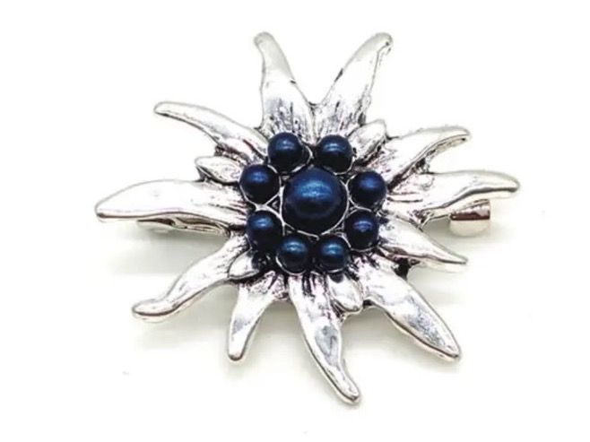 Broches & Aiguilles: Brosche Edelweiss, Nr.38 – Neuf (Voir description) à Gams par Mariawicca