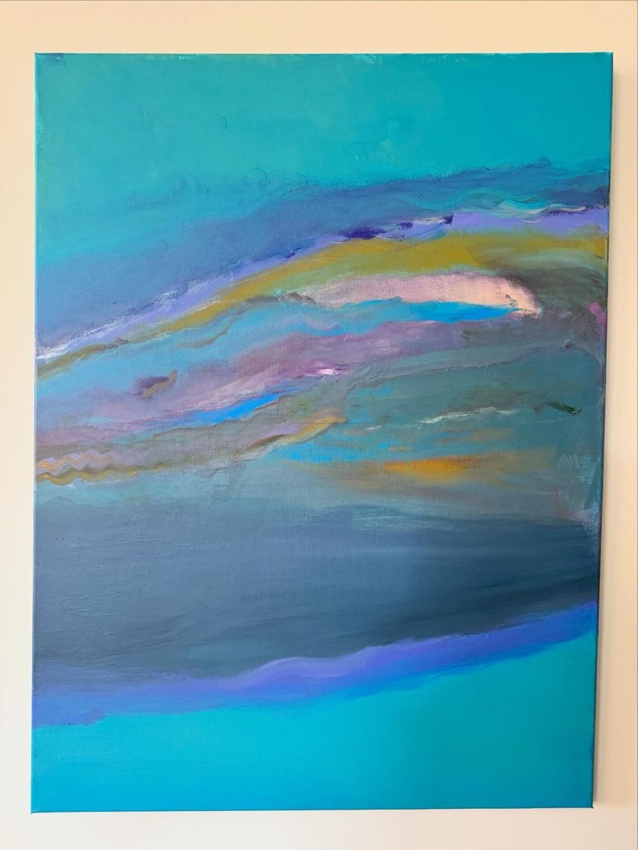 Dipinti: Original Abstract Painting on Canvas - "Blue Dream" – Nuovo (secondo la descrizione) da Zürich venduto da alieacelina 1