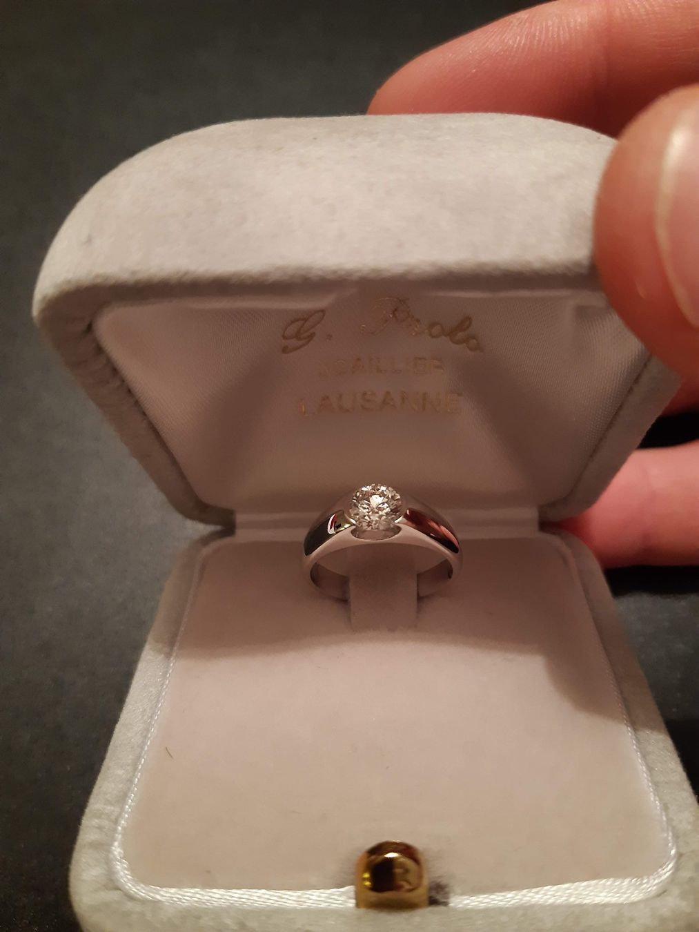 Anelli: Bague Solitaire diamant 0.68ct Platine – Nuovo (secondo la descrizione) da Verbier venduto da Plav_ 2