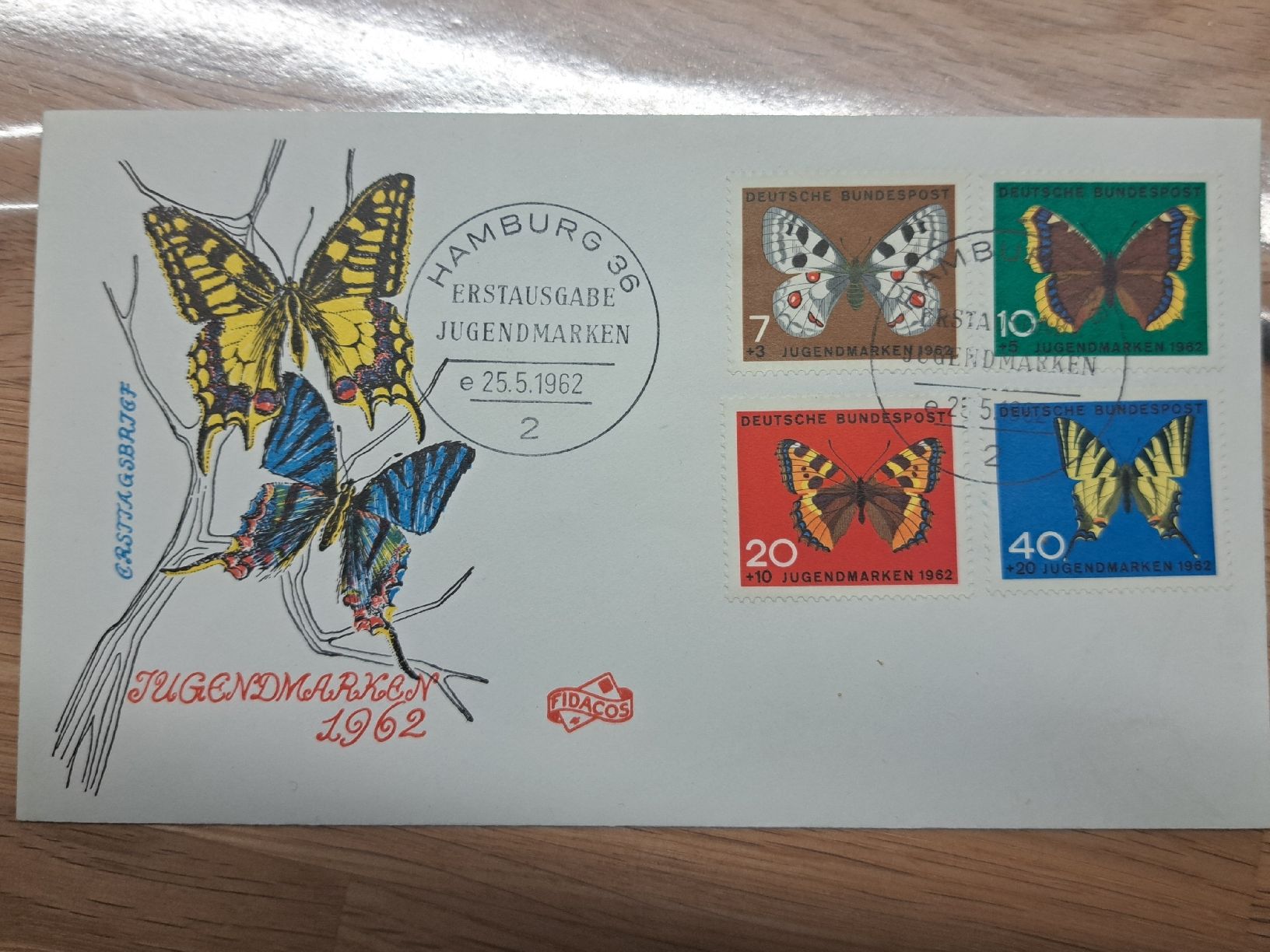 Tutti i francobolli: Deutsches Briefmarkencouvert Hamburg 1962 – Nuovo (secondo la descrizione) da Chur venduto da linda-schlitzohr