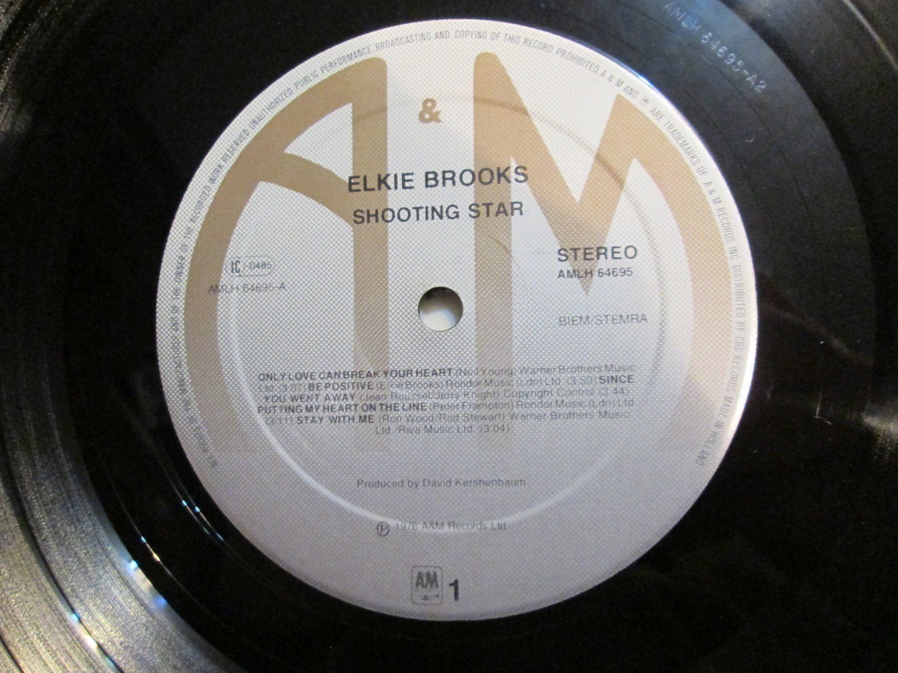 Vinyles: Disque vinyle Elkie Brooks Shooting Star – D'occasion à la Chaux-de-Fonds par Lampe 1