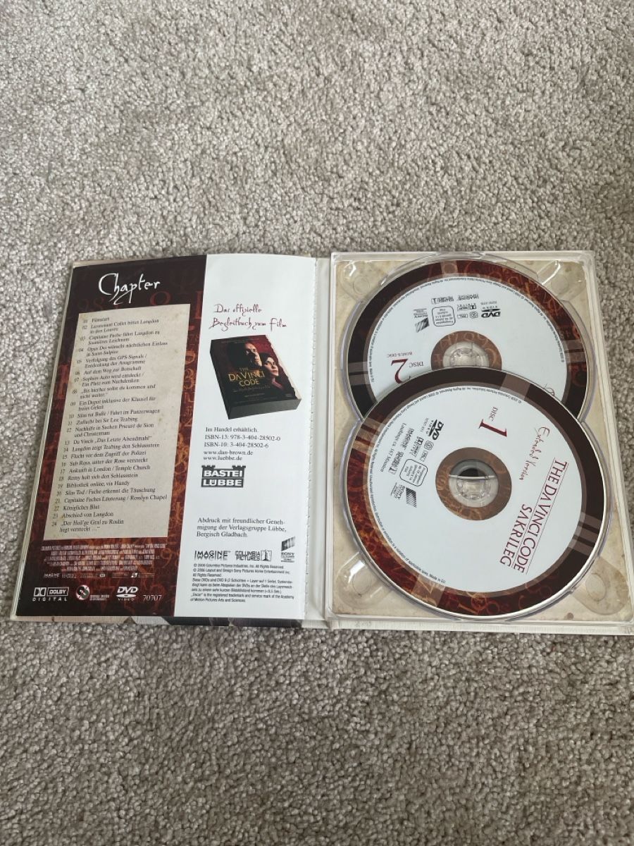 Tutti i DVDs: Da Vinci Code - Sakrileg DVD Extended Version Top Zustand! – Usato da Unterkulm venduto da AnoliOccasion 2