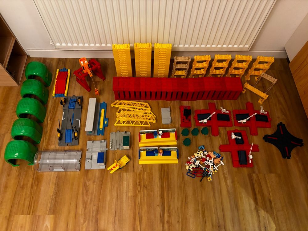 Kit De Rails De Train Pour Blocs De Construction – 40 Pièces Avec Rails Courbes, Droits Et Flexibles – Compatible Avec Les Grandes Marques